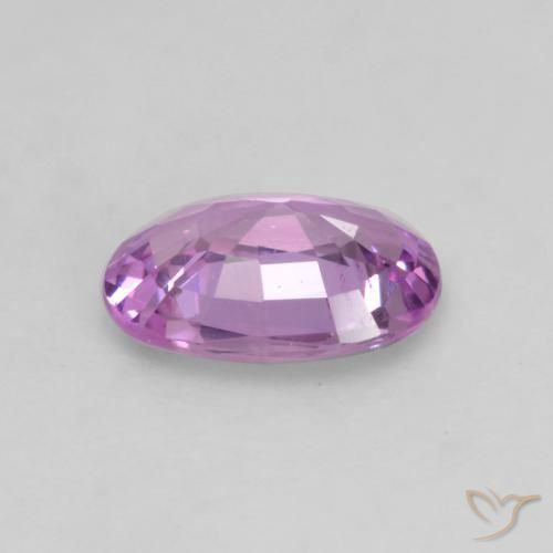 Zafiro Púrpura rosado natural de 0.52 ct, Ovalada, VS