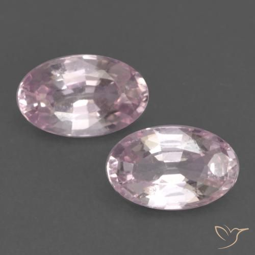 0.61ctw Natural Rosado muy claro Zafiro, Ovalada, VVS-VS