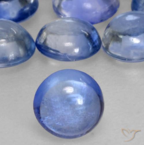 0.31ct Natural Azul Zafiro, Redondo, Transparente