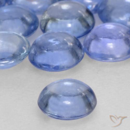 Zafiro Celeste natural de 0.23 ct, Redondo, Transparente