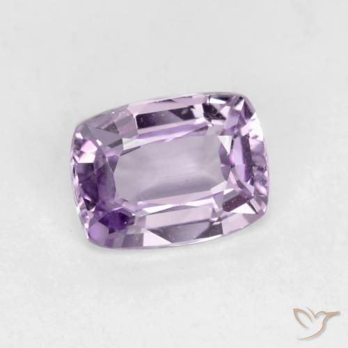 Zafiro Violeta iris claro natural de 0.54 ct, Forma Cojín, VVS-VS