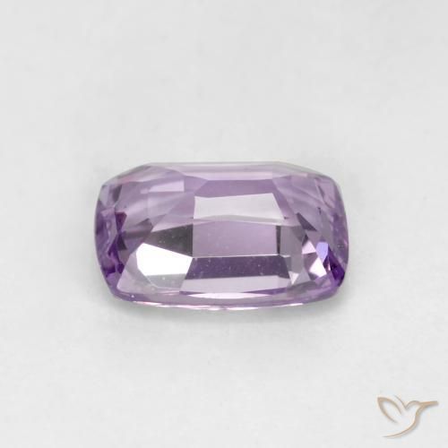 Zafiro Violeta iris claro natural de 0.54 ct, Forma Cojín, VVS-VS
