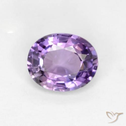 0.58ct Natural Violeta púrpura Zafiro, Ovalada, VS