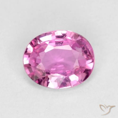 0.43ct Natural Púrpura medio Zafiro, Ovalada, VS