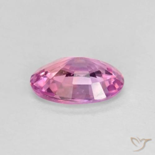 Zafiro Púrpura rosado natural de 0.58 ct, Ovalada, VS