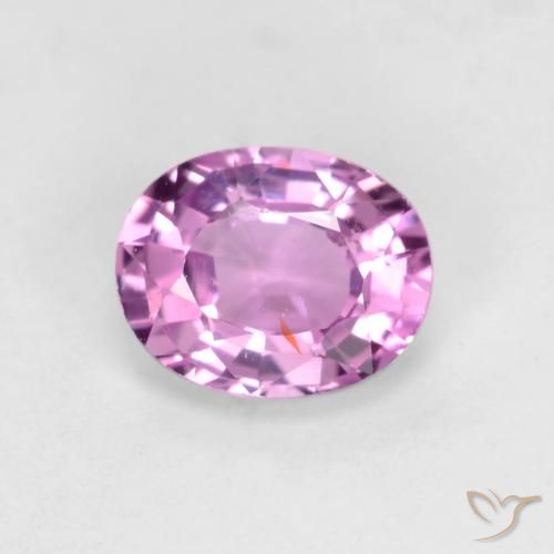 0.71ct Natural Violeta claro Zafiro, Ovalada, VS