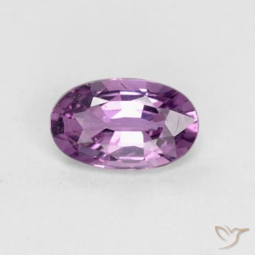0.40ct Natural Magenta Zafiro, Ovalada, VS