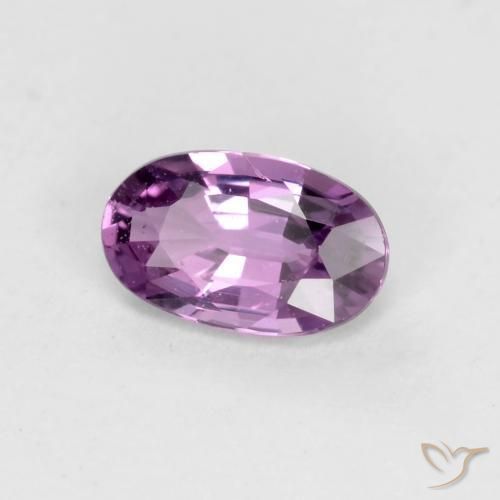 Zafiro Magenta natural de 0.40 ct, Ovalada, VS