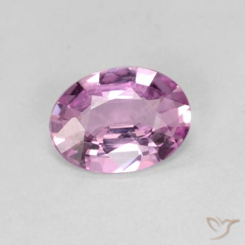 0.71ct Natural Púrpura rosado Zafiro, Ovalada, VVS-VS