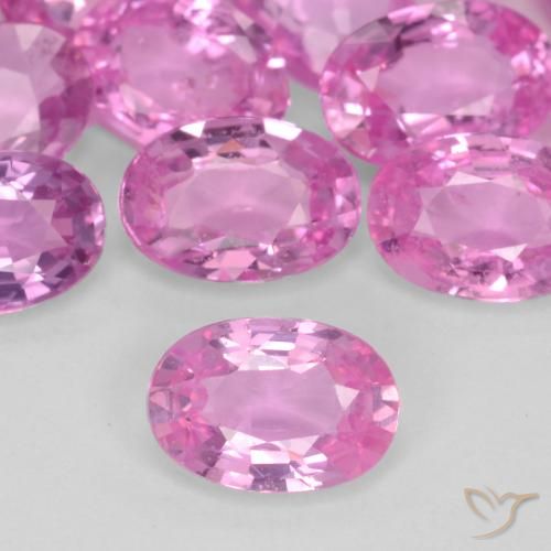 0.50ct Natural Púrpura medio Zafiro, Ovalada, VVS-VS