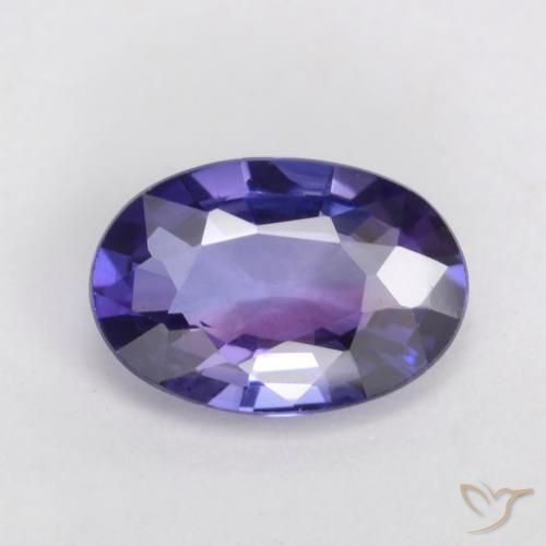 0.50ct Natural Rosado púrpura Zafiro, Ovalada, VS