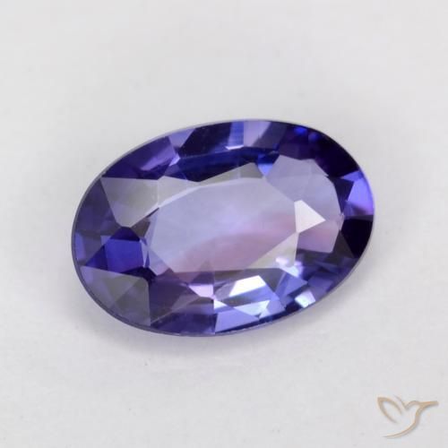 Zafiro Rosado púrpura natural de 0.50 ct, Ovalada, VS