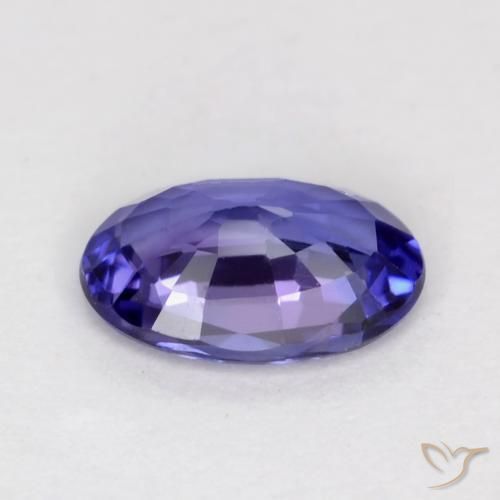 Zafiro Rosado púrpura natural de 0.50 ct, Ovalada, VS