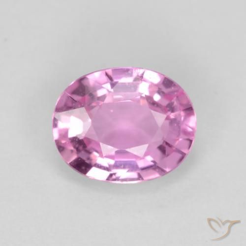 0.47ct Natural Rosado púrpura Zafiro, Ovalada, VS