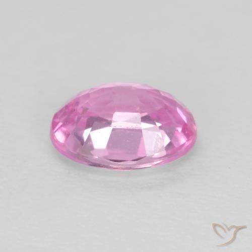 Zafiro Rosado púrpura natural de 0.47 ct, Ovalada, VS