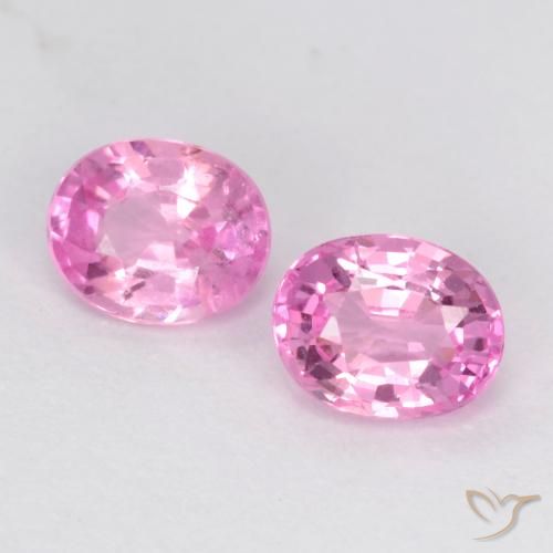 0.90ctw Natural Rosado medio Zafiro, Ovalada, VS-SI