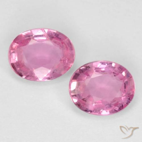 0.82ctw Natural Rosa Zafiro, Ovalada, VS-SI