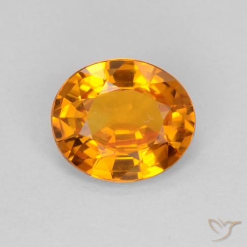 0.70ct Natural Oro Zafiro, Ovalada, VS