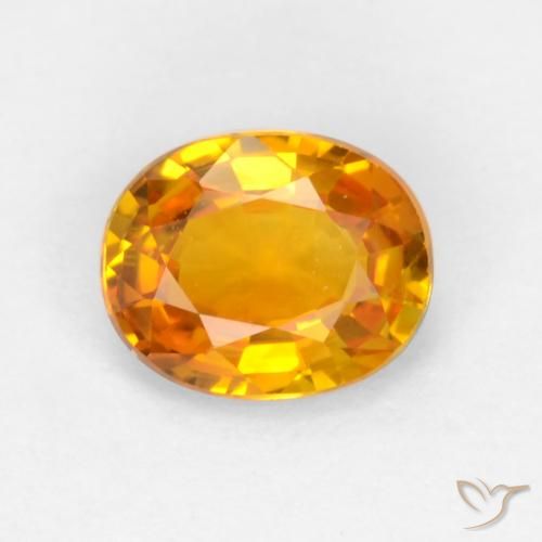 0.53ct Natural Oro Zafiro, Ovalada, VS