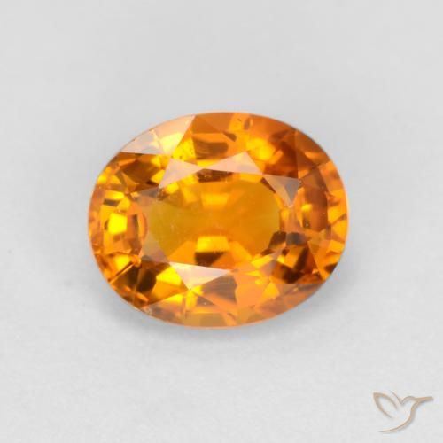 0.72ct Natural Oro Zafiro, Ovalada, VS