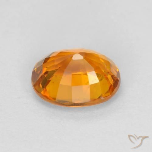 Zafiro Oro natural de 0.72 ct, Ovalada, VS