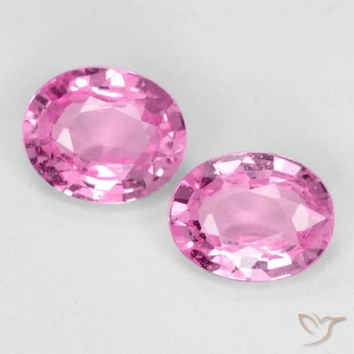 0.76ctw Natural Rosado púrpura real Zafiro, Ovalada, VS