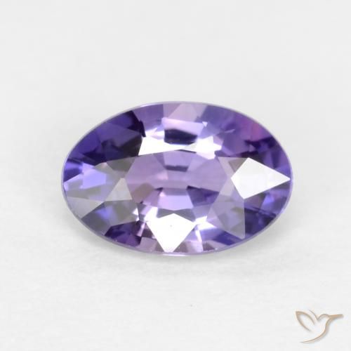 0.53ct Natural Púrpura oscuro Zafiro, Ovalada, VVS-VS