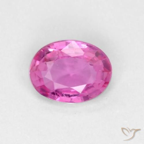 0.32ct Natural Púrpura medio Zafiro, Ovalada, VS