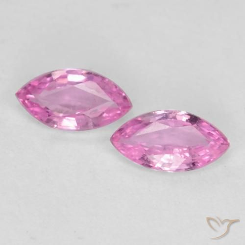 0.37ctw Natural Rosado púrpura Zafiro, Marquesa, VS