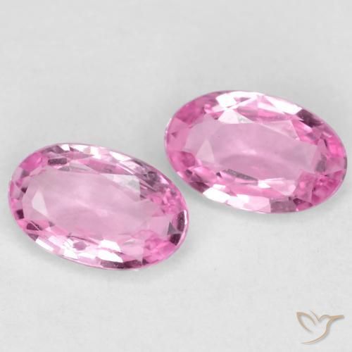 Gemas de Zafiro Púrpura intenso natural de 0.51 ct, Ovalada, VS