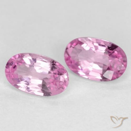 Gemas de Zafiro Púrpura medio natural de 0.56 ct, Ovalada, VS