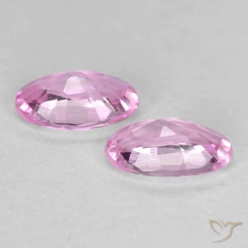 Gemas de Zafiro Púrpura medio natural de 0.51 ct, Ovalada, VS