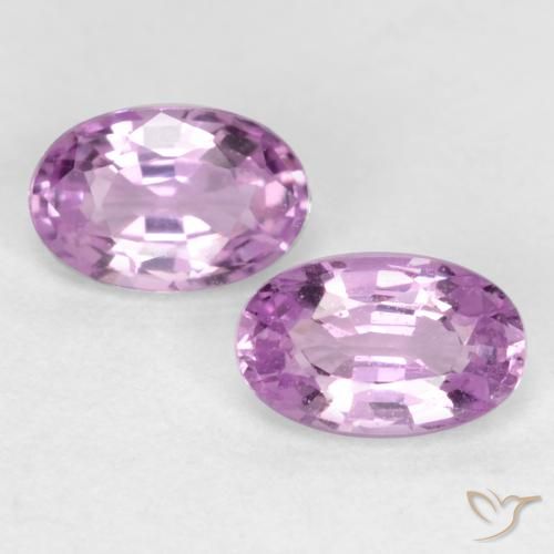 0.65ctw Natural Violeta medio Zafiro, Ovalada, VS