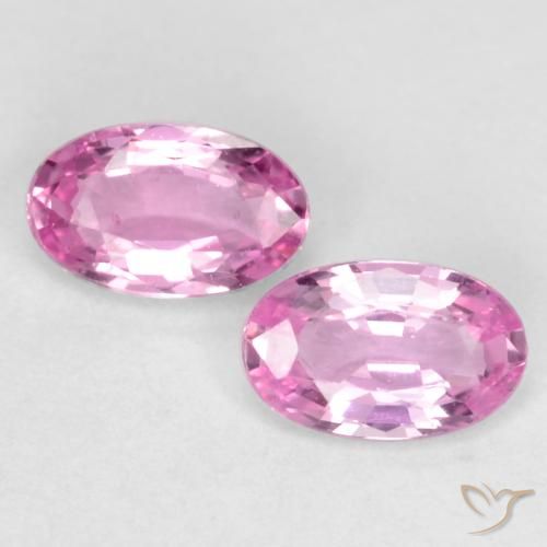 0.57ctw Natural Rosado púrpura real Zafiro, Ovalada, VS