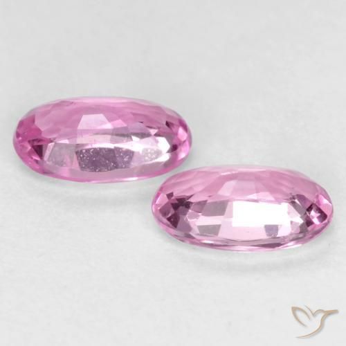 Gemas de Zafiro Rosado púrpura real natural de 0.57 ct, Ovalada, VS