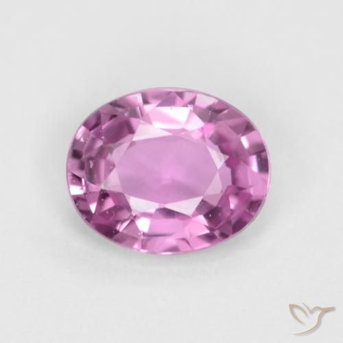 0.41ct Natural Púrpura intenso Zafiro, Ovalada, VVS-VS