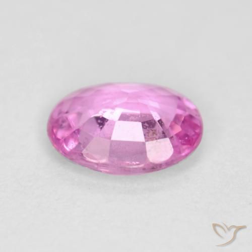 Zafiro Púrpura medio natural de 0.33 ct, Ovalada, VS-SI