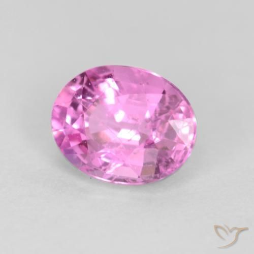Zafiro Rosado púrpura natural de 0.45 ct, Ovalada, VS