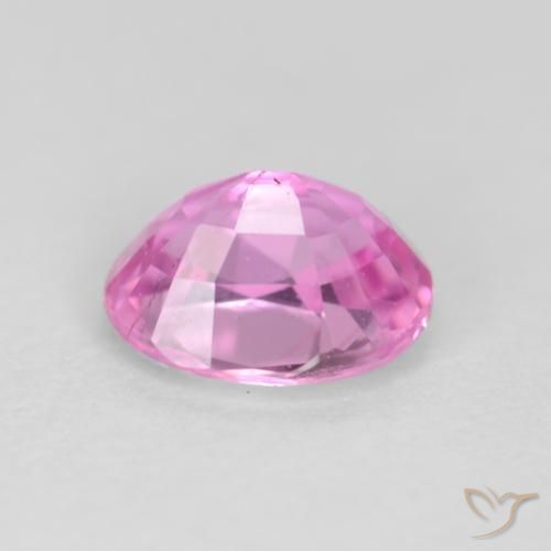 Zafiro Rosado púrpura natural de 0.45 ct, Ovalada, VS