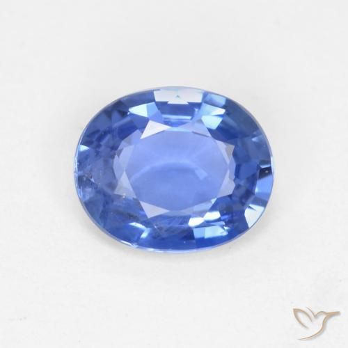 0.66ct Natural Azul marino claro Zafiro, Ovalada, VS