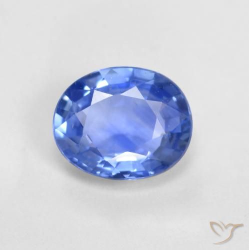Zafiro Azul claro natural de 0.67 ct, Corte Óvalo, VVS-VS