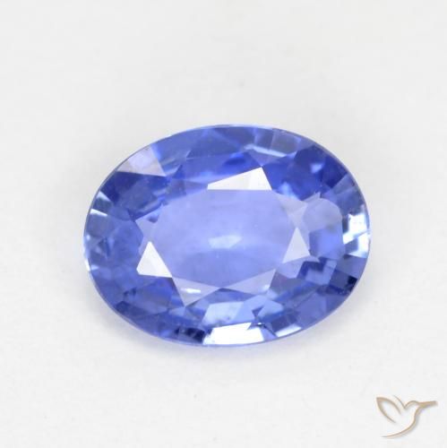 0.48ct Natural Azul medio Zafiro, Ovalada, VS