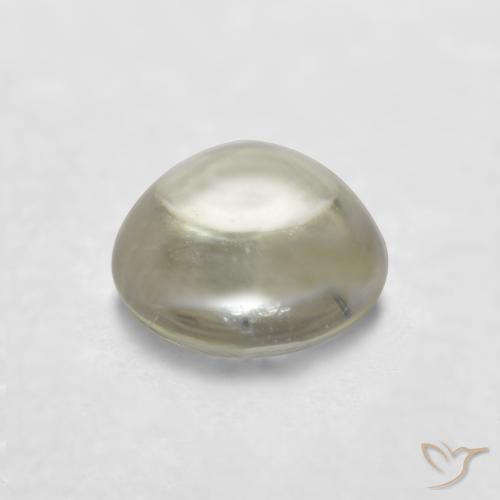 Zafiro Amarillo claro natural de 0.79 ct, Redondo, Transparente