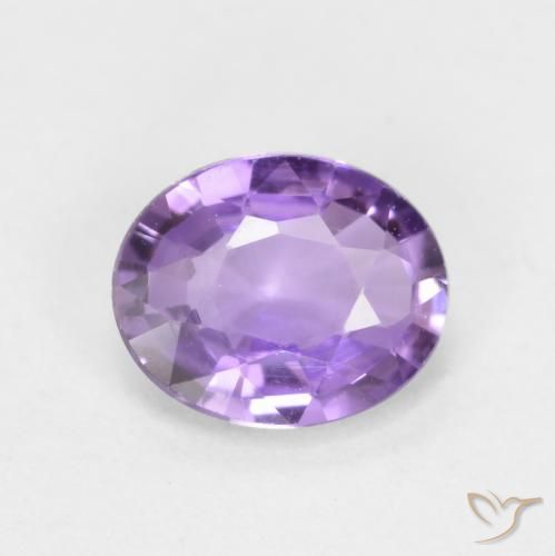 0.46ct Natural Violeta rosado medio Zafiro, Ovalada, VVS-VS