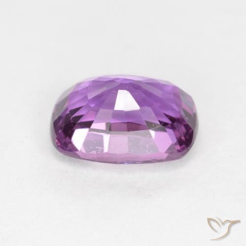 Zafiro Púrpura eléctrico natural de 1.34 ct, Forma Cojín, VS