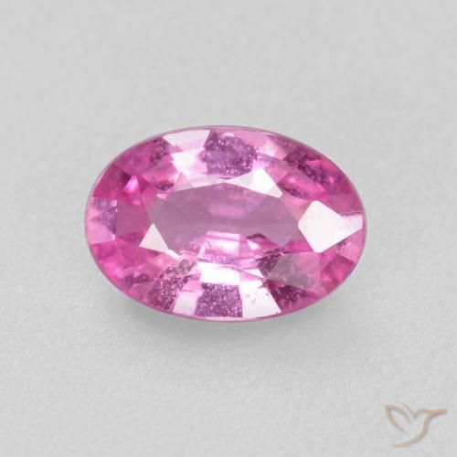 0.51ct Natural Púrpura medio Zafiro, Ovalada, VS-SI