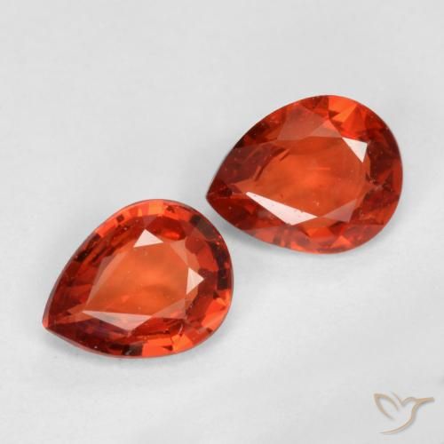 0.61ctw Natural Rojo carmesí claro Zafiro, En forma de pera, VS