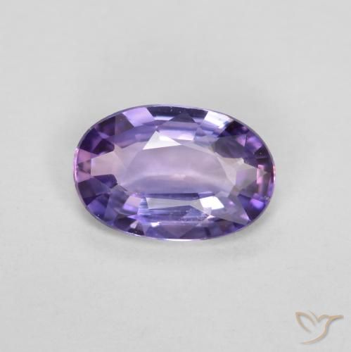 0.40ct Natural Rosado púrpura Zafiro, Ovalada, VS