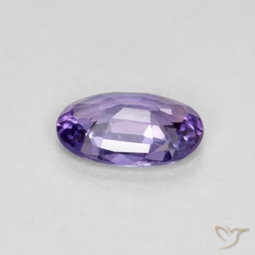 Zafiro Rosado púrpura natural de 0.40 ct, Ovalada, VS