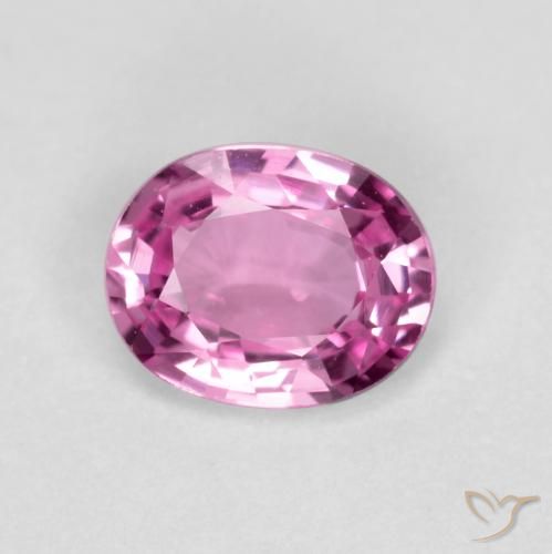 0.39ct Natural Rosado intenso Zafiro, Ovalada, VVS-VS